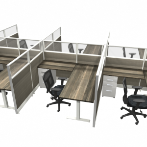 Friant Novo 6’x6’x53″ Quick Ship Workstations