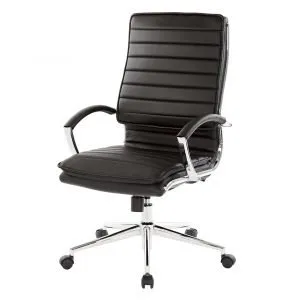 Modern High- Back Faux Leather Executive / Conference Chair